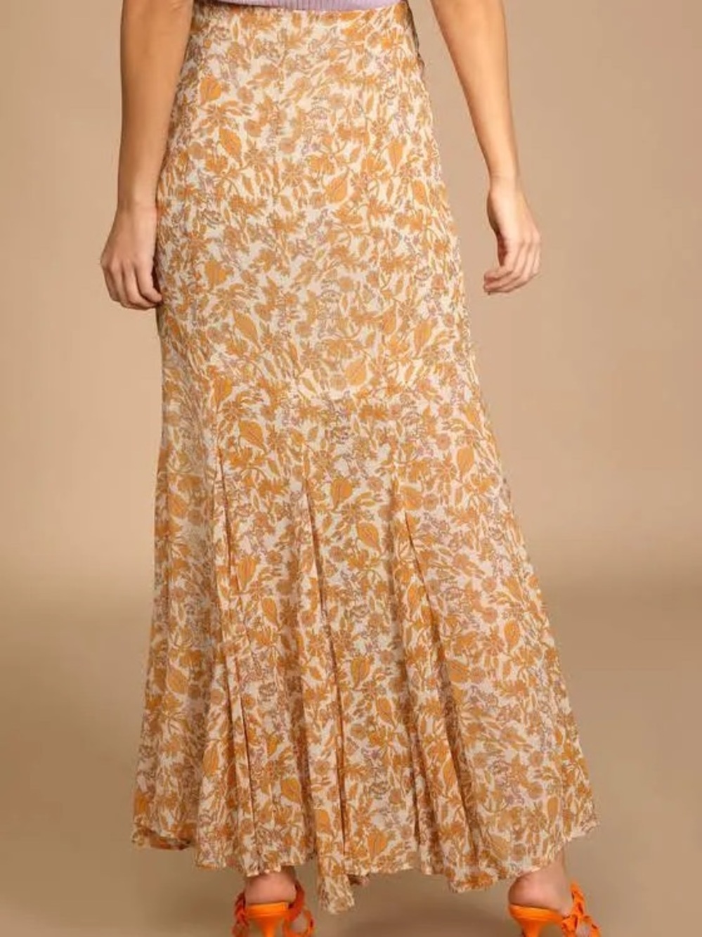 Free People Lilith Floral Maxi Skirt